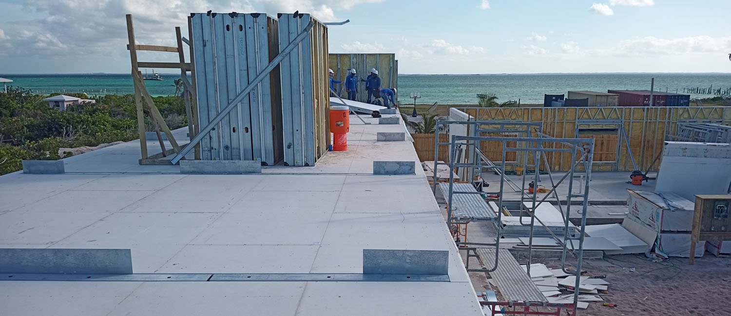 KRATOS construction site near the coast